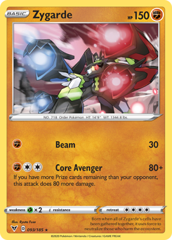 Zygarde #93 Vivid Voltage