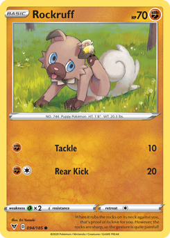 Rockruff #94 PSA 10