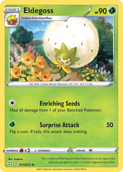 Eldegoss #15 Shining Fates