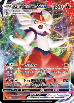 Cinderace VMAX #19 Shining Fates