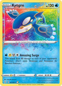 Kyogre #21 Shining Fates
