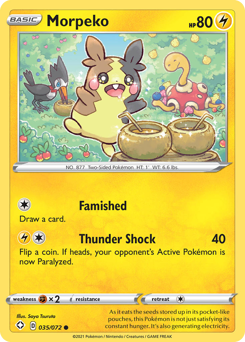 Morpeko #35 Shining Fates