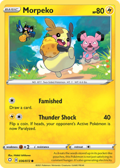 Morpeko #36 Shining Fates