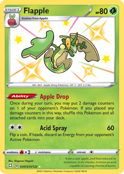 Flapple #SV013 Shining Fates Shiny Vault