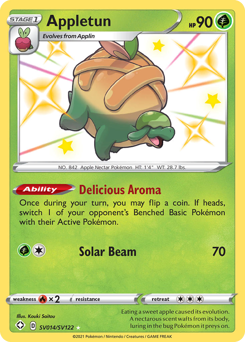 Appletun #SV014 Shining Fates Shiny Vault