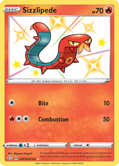 Sizzlipede #SV018 Shining Fates Shiny Vault