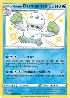 Galarian Darmanitan #SV024 Shining Fates Shiny Vault