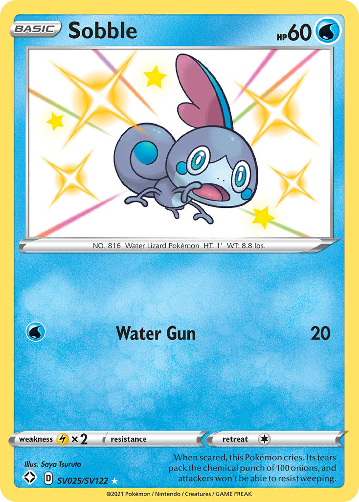 Sobble #SV025 Shining Fates Shiny Vault