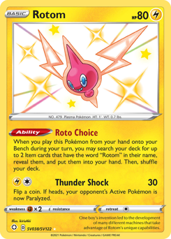 Rotom #SV038 Shining Fates Shiny Vault