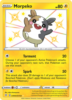 Morpeko — Shining Fates Shiny Vault chase card