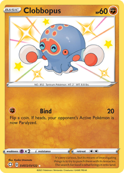 Clobbopus #SV072 Shining Fates Shiny Vault