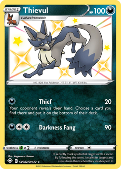 Thievul #SV082 Shining Fates Shiny Vault
