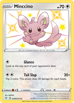 Minccino #SV093 Shining Fates Shiny Vault