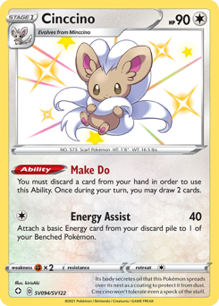 Cinccino #SV094 Shining Fates Shiny Vault
