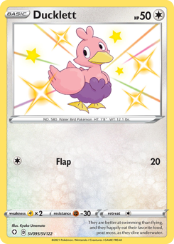 Ducklett #SV095 Shining Fates Shiny Vault