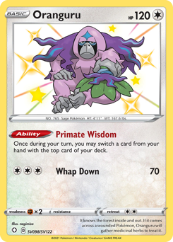Oranguru #SV098 Shining Fates Shiny Vault