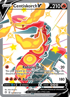 Centiskorch V #SV108 Shining Fates Shiny Vault