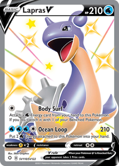 Lapras V #SV110 Shining Fates Shiny Vault
