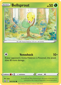 Bellsprout #1 Battle Styles