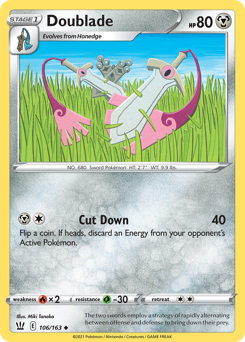Doublade #106 Battle Styles