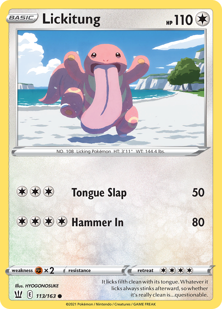 Lickitung #113 Battle Styles
