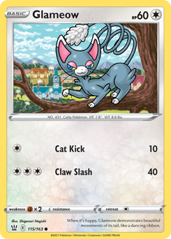 Glameow #115 Battle Styles
