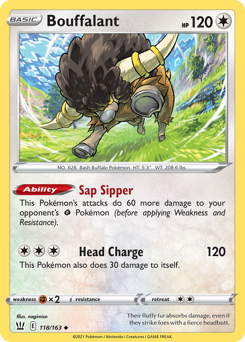 Bouffalant Battle Styles #118
