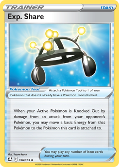 Exp. Share #126 Battle Styles