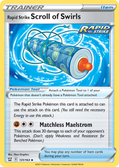 Rapid Strike Scroll of Swirls #131 Battle Styles