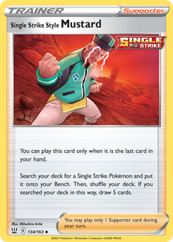 Single Strike Style Mustard #134 Battle Styles