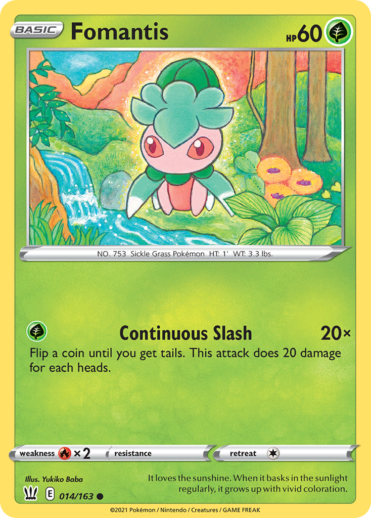 Fomantis #14 Battle Styles