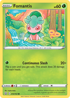 Fomantis #14 Battle Styles
