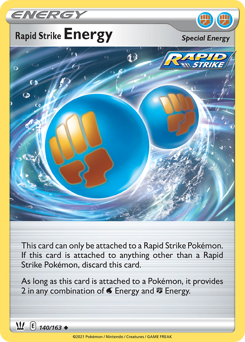 Rapid Strike Energy #140 Battle Styles