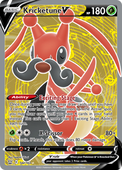 Kricketune V #142 Battle Styles