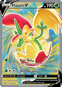 Flapple V #143 Battle Styles