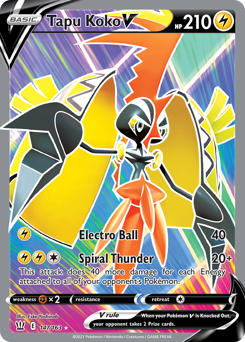 Tapu Koko V #147 Battle Styles