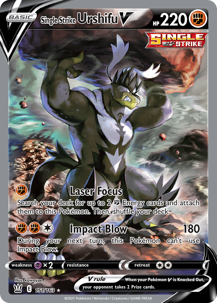 Single Strike Urshifu V #151 Battle Styles