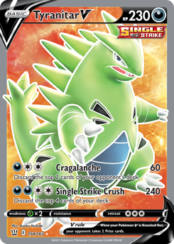 Tyranitar V #154 Battle Styles
