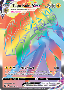 Tapu Koko VMAX #166 Battle Styles
