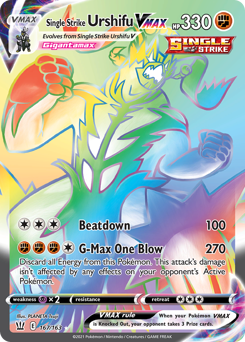 Single Strike Urshifu VMAX #167 Battle Styles