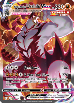 Single Strike Urshifu VMAX #168 Battle Styles