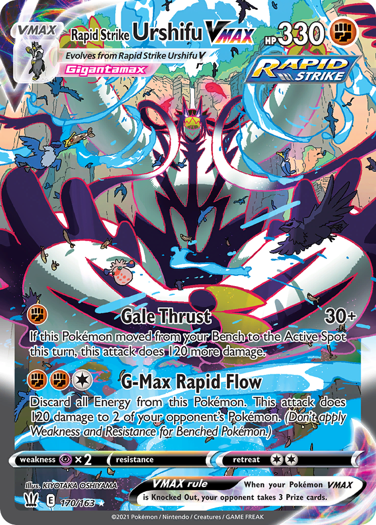 Rapid Strike Urshifu VMAX #170 Battle Styles