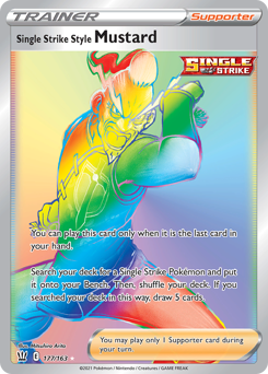 Single Strike Style Mustard #177 Battle Styles