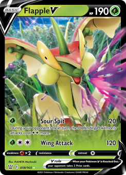 Flapple V #18 Battle Styles