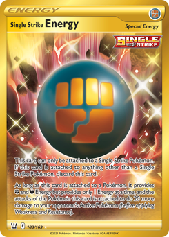 Single Strike Energy #183 Battle Styles