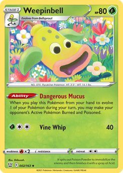 Weepinbell #2 Battle Styles