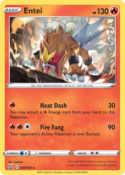 Entei #20 Battle Styles