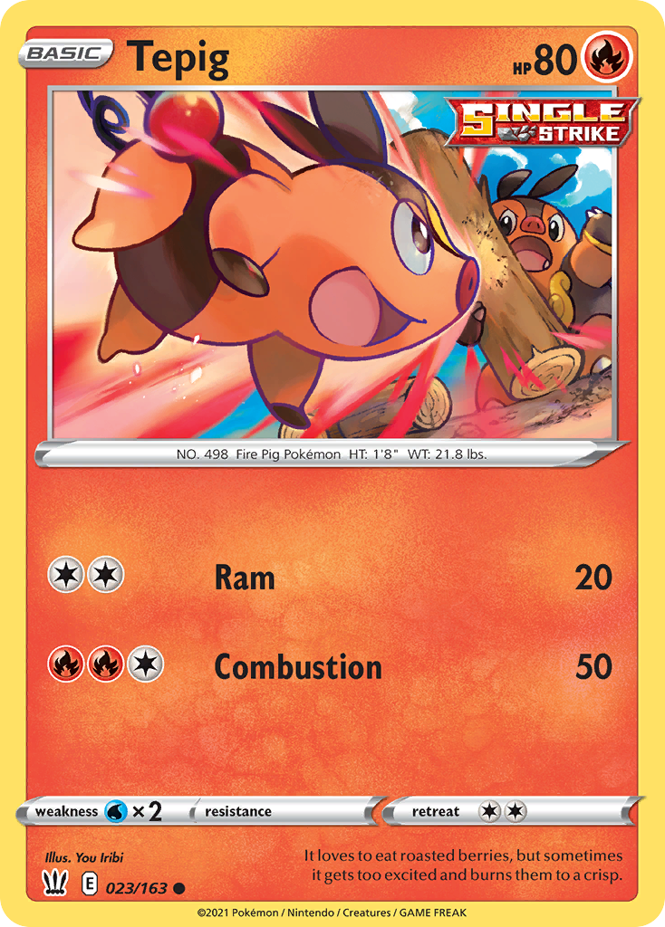 Tepig #23 Battle Styles