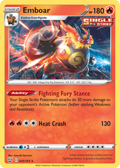 Emboar #25 Battle Styles