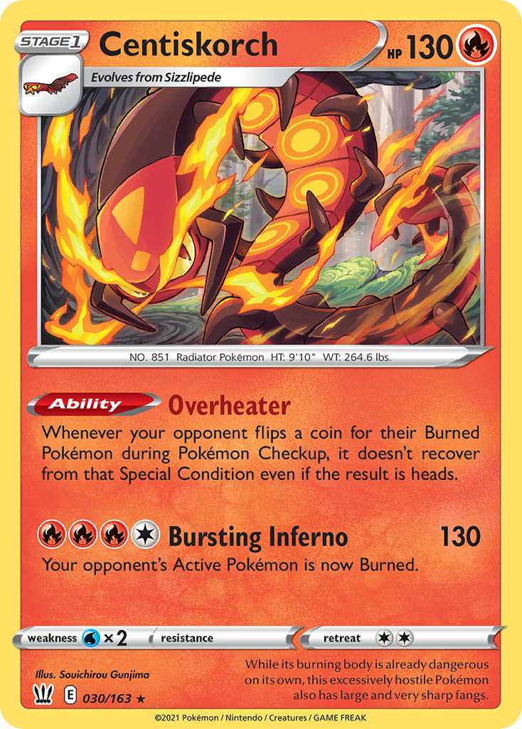 Centiskorch #30 Battle Styles